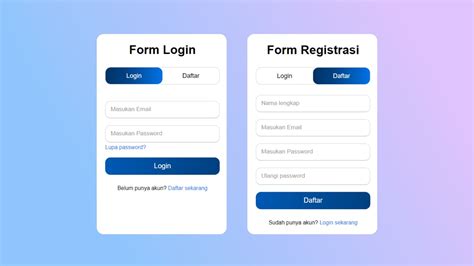Login & Daftar .